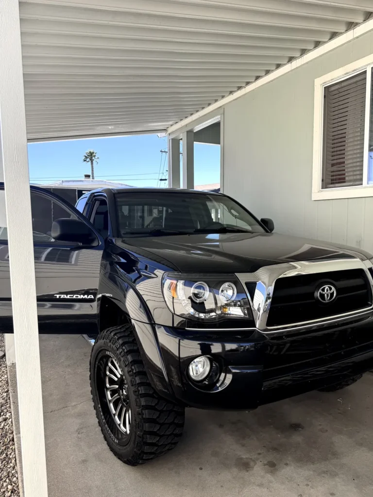 Car headlight tint services at Slo AutoHaus