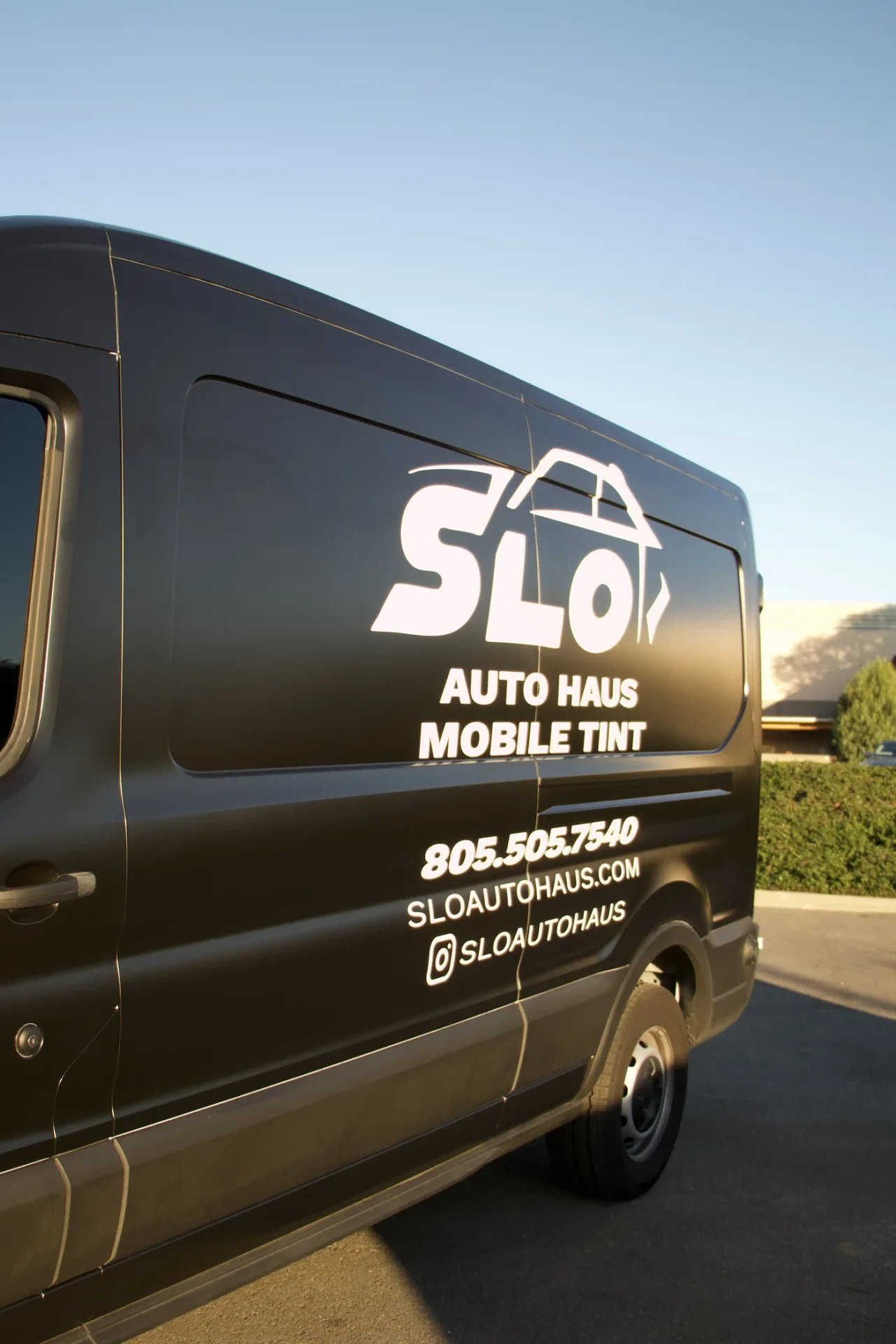 Trusted mobile window tinting services at Slo AutoHaus